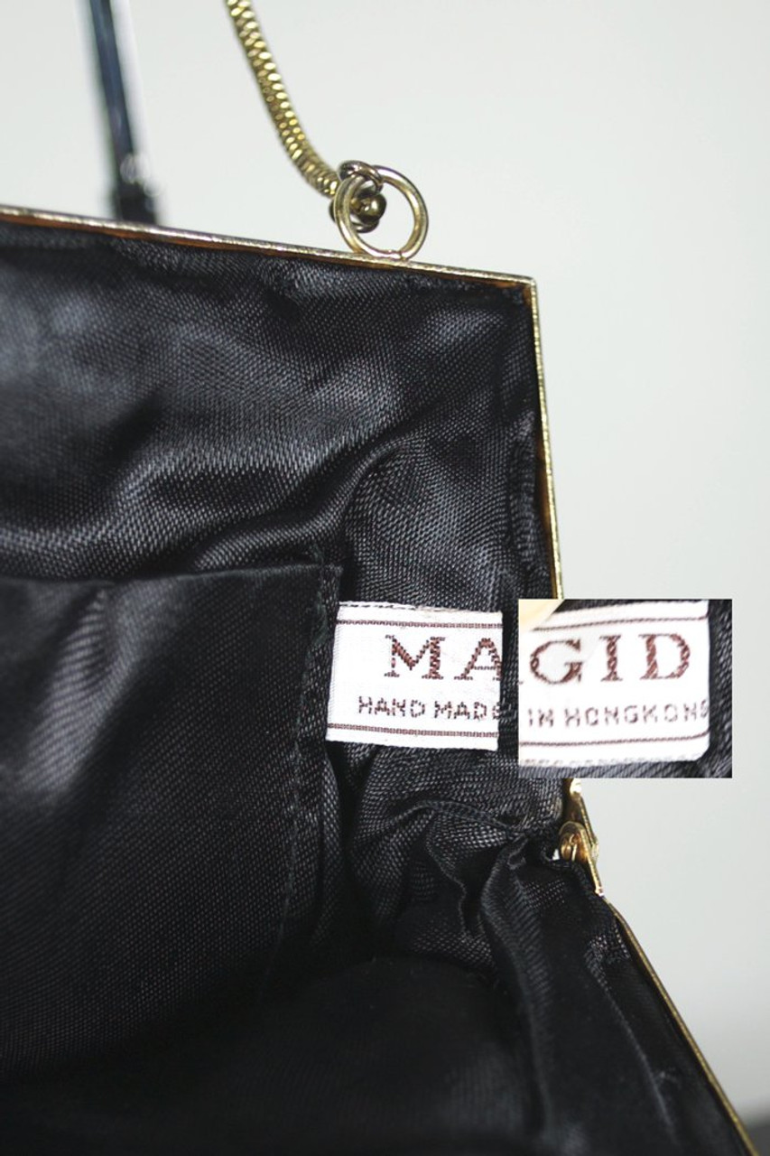Brown Beaded Handbag 90s Sequin Purse Pretty Evening Bags 