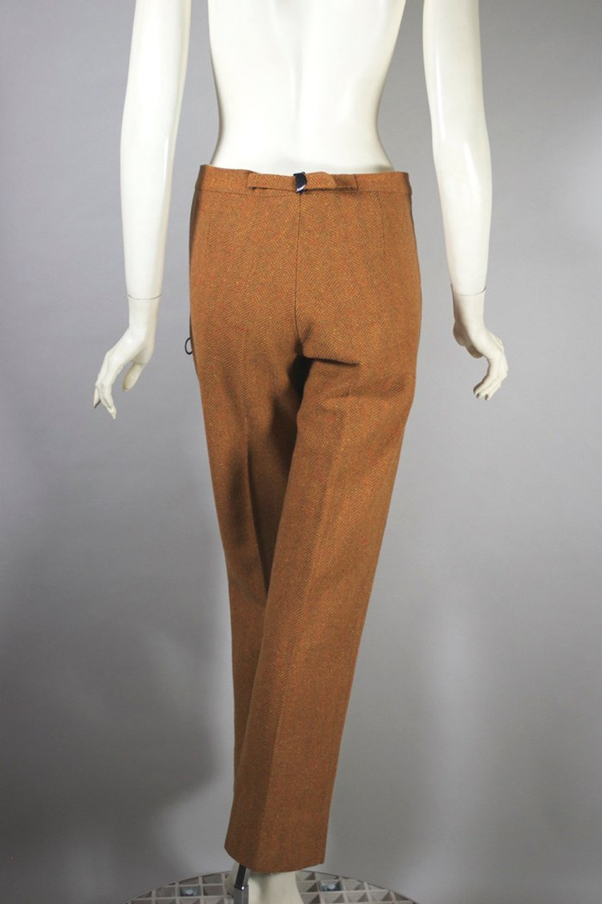 brown wool pants outfit women  Trousers women outfit, Brown trousers outfit  women, Vintage trousers