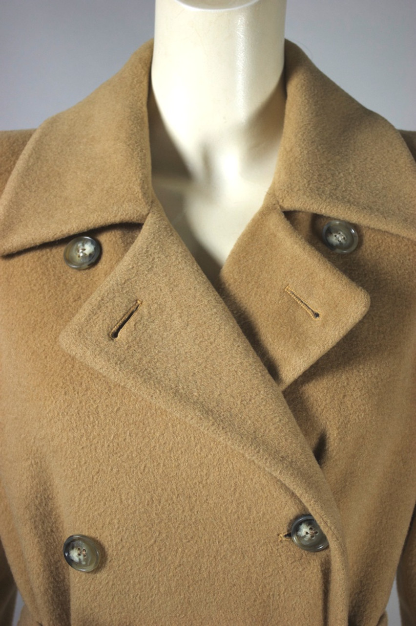 ジャケット・アウター 90s Burberry Balmacaan Coat wool camel Burberrys Vintage Wool Cashmere Balmacaan Coat 90-165-4 Navy