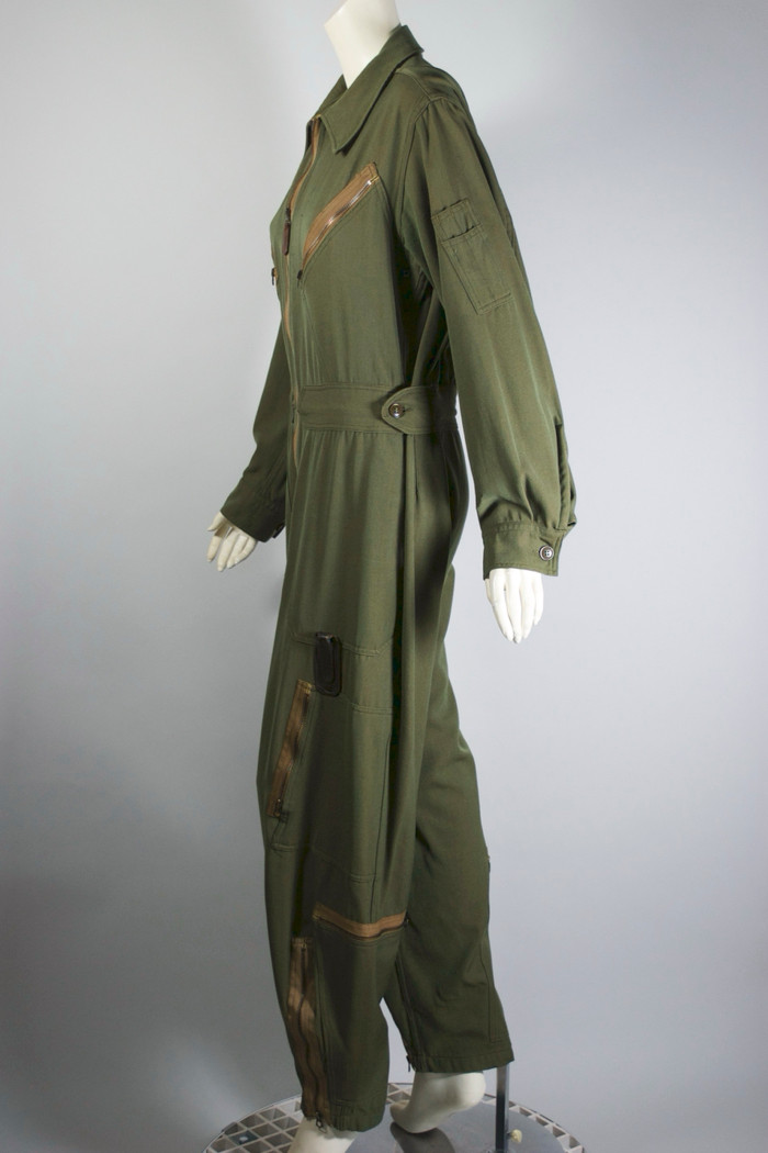 USAAF L-1 flight suit WWII 1940s olive drab gabardine M regular