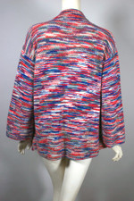Space-dyed cardigan sweater open-front 1970s Jantzen ladies size S-M