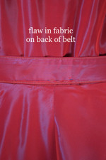 1950s pinup lingerie dressing gown fancy robe size XS-S fuchsia pink taffeta 25-26 inch waist