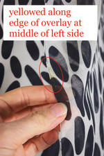 Groovy mod 1960s dress black white op art polka dots XS-S 27 inch waist