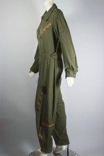 USAAF WWII flight suit L-1 olive drab gabardine size medium regular 38-40