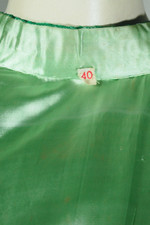 emerald green robe dressing gown 1960s vintage evening coat  loungewear size S 36 inch bust