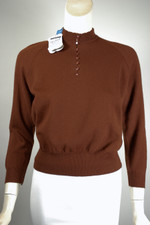 Garland Cuddledown Australian wool pullover sweater brown 1950s 60s deadstock size 40 M-L womens