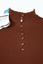 Garland Cuddledown Australian wool pullover sweater brown 1950s 60s deadstock size 40 M-L womens