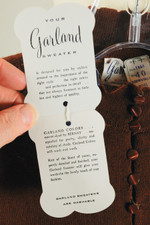 Garland Cuddledown Australian wool pullover sweater brown 1950s 60s deadstock size 40 M-L womens