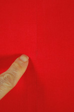 reversible red black silk satin clutch coat formal evening wear 1960s size S M