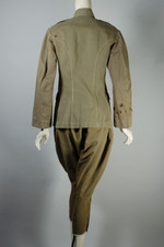 Authentic WW1 olive drab cotton service uniform M1912 re-enactor costume mens size XS-S 34 jacket 28-30 inch waist pant