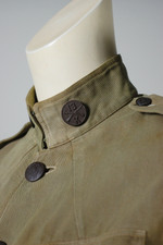 Authentic WW1 olive drab cotton service uniform M1912 re-enactor costume mens size XS-S 34 jacket 28-30 inch waist pant