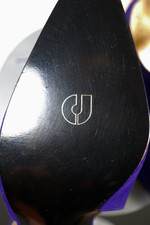 Made in France Charles Jourdan late 80s designer womens shoes purple suede slingback heels 8 8.5 narrow