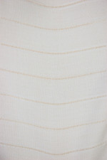 deadstock white 1950s dress full skirt cap sleeve sheer stripes size XS 34 bust 26 waist casual bridal or shower dress
