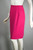 Barbie pink acrylic 1960s skirt suit bow ruffle trim XS-S  36 bust 26 waist