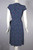 1940s novelty print dress jacket set cats XS petite 25-26 waist