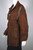 Brown buckskin suede fringed Western jacket 1950s 60s XS S 36 chest