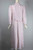 bias cut 1930s 40s nightgown bed jacket pink stripe cotton flannel XS S