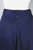 navy blue rayon gabardine skirt late 1940s early 1950s XS 25-26 waist