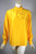 Bright yellow top 1960s mod psychedelic puff sleeves size M 39 bust