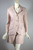 3-piece 1960s pantsuit culottes pink glen plaid deadstock size XS