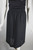 Sleeveless LBD 1960s black sequins wiggle dress S-M 26-27 waist deadstock