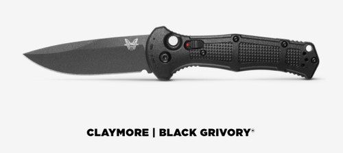 Benchmade Claymore Auto 3.6" Black Grivory **FREE SHIPPING**
