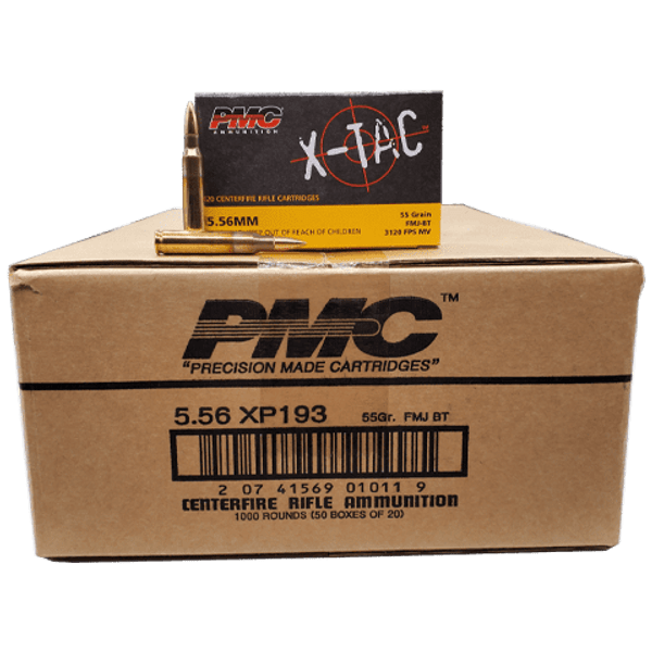PMC 5.56 M193 X-Tac 1000rd Case