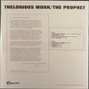 THELONIOUS MONK-The Prophet (Clear Vinyl)-Vinyl LP-Brand New/Still sealed_LAS0723013
