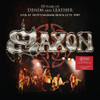 SAXON / 10 YEARS OF DENIM AND LEATHER  LIVE (violet vinyl)--Vinyl LP-Brand New/Still sealed_TTT1023097