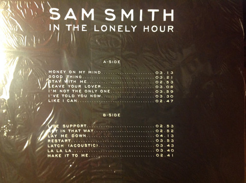 SAM SMITH-In The Lonely Hour Vinyl LP-Brand New-Still Sealed