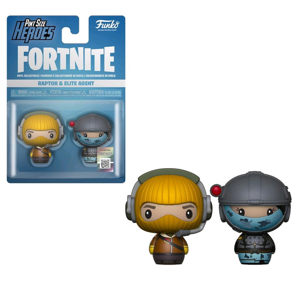 Fortnite - Raptor & Elite Agent Pint Size Hero 2-pack-FUN38027