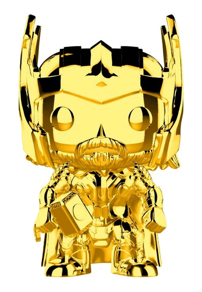 Marvel Studios 10th Anniversary - Thor Gold Chrome Pop! Vinyl-FUN33518