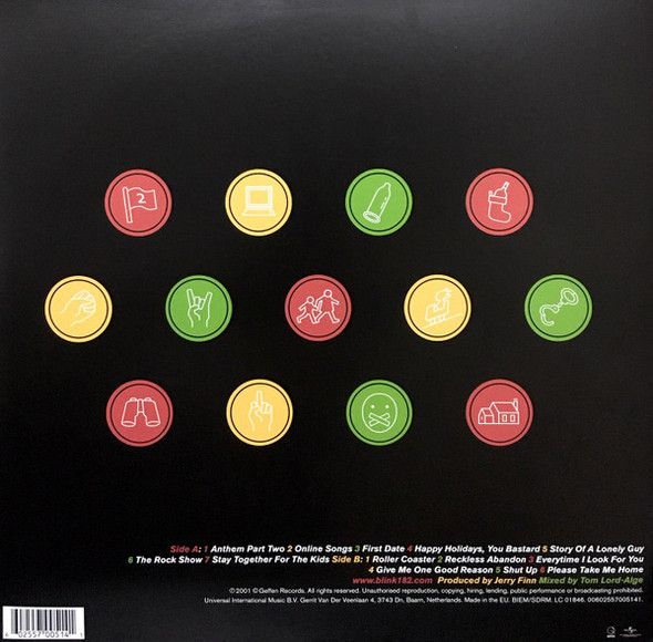 BLINK 182-Take Off Your Pants And Jacket (180 gram) Vinyl LP-Brand New-Still Sealed BLINK 182-Take Off Your Pants And Jacket (180 gram) Vinyl LP-Brand New-Still Sealed