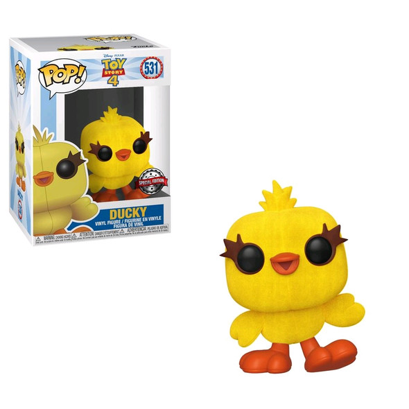 Toy Story 4 - Ducky Flocked US Exclusive Pop! Vinyl [RS]-FUN37469
