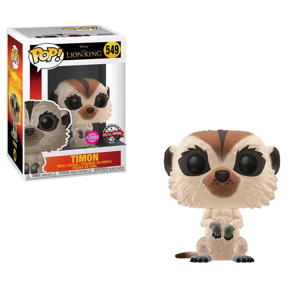 Lion King (2019) - Timon Flocked US Exclusive Pop! Vinyl [RS]-FUN40698
