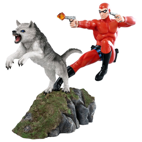 The Phantom - Phantom and Devil Red Suit Statue-IKO1619-IKON DESIGN STUDIO