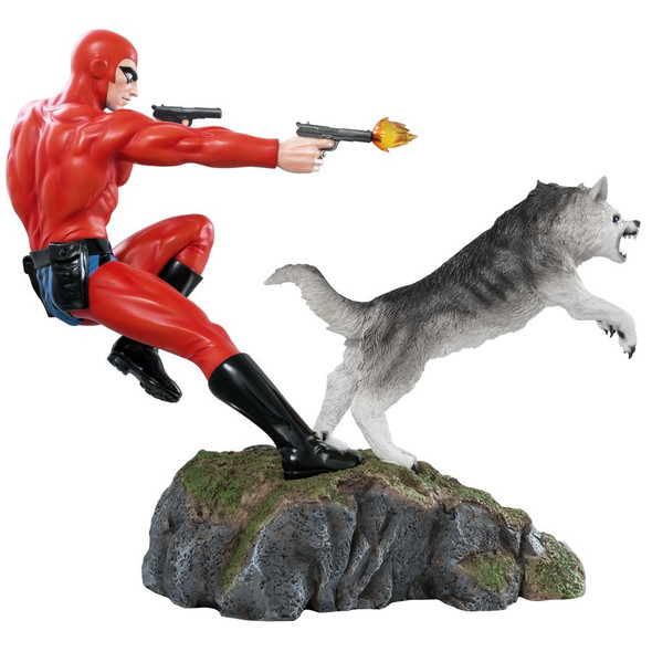 The Phantom - Phantom and Devil Red Suit Statue-IKO1619-IKON DESIGN STUDIO