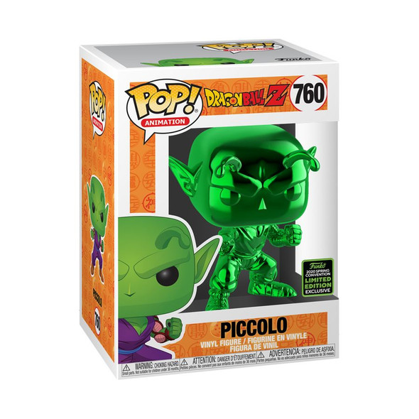 Dragon Ball Z - Piccolo Green Chrome ECCC 2020 Exclusive Pop! Vinyl [RS]-FUN45997-Funko