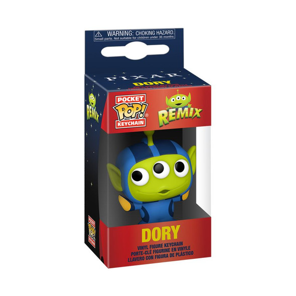Pixar - Alien Remix Dory Pocket Pop! Keychain-FUN48358-FUNKO