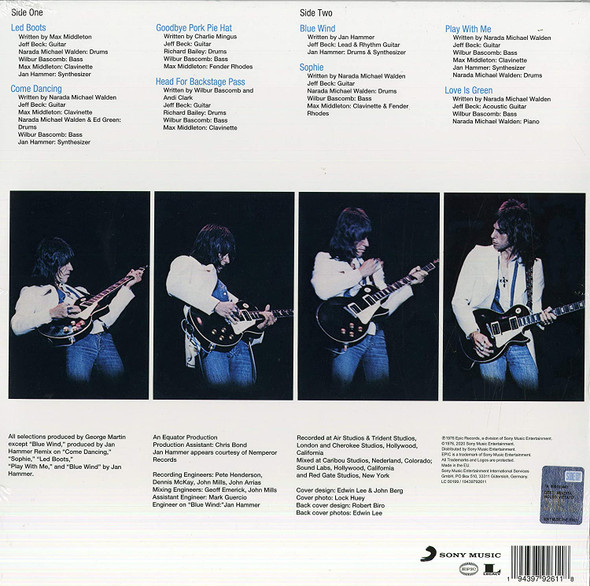 JEFF BECK-Wired (Blue Vinyl)-Vinyl Lp-Brand new-LAS_54