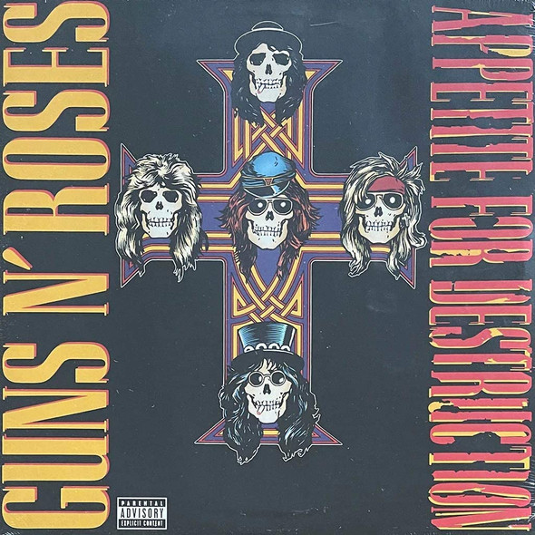 GUNS N' ROSES-Appetite For Destruction-VINYL LP-Brand New-Still Sealed-LAS_198 GUNS N' ROSES-Appetite For Destruction-VINYL LP-Brand New-Still Sealed-LAS_198