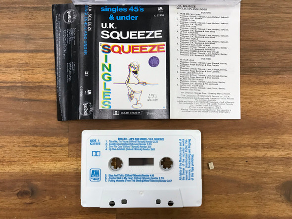 Squeeze-45s and under-Aussie cassette Tape-USED-RELP_1711