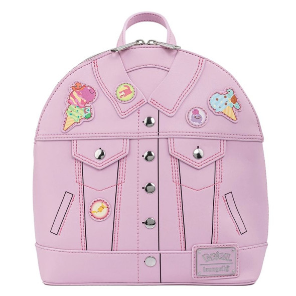 Pokemon - Ice Cream Denim Jacket Mini Backpack-LOUPMBK0121-LOUNGEFLY