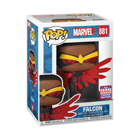 Marvel Comics - Falcon SDCC 2021 US Exclusive Pop! Vinyl [RS]-FUN55528-FUNKO