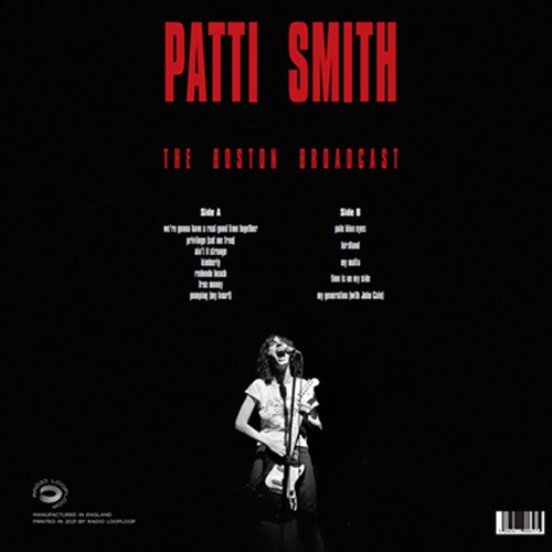 PATTI SMITH-The Boston Broadcast-Vinyl Lp-Brand new/Still Sealed-LAS_103620L-RLL057