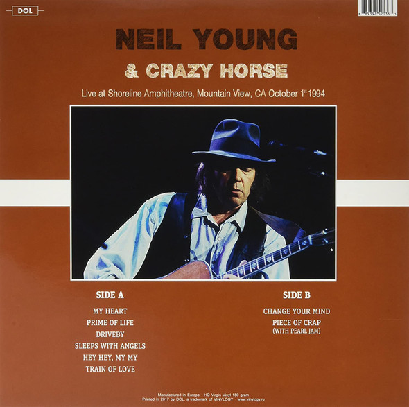 NEIL YOUNG & CRAZY HORSE-Live At Shoreline Amphitheatre Mountain View Ca October 1St 1994 (Green Vinyl)-Vinyl Lp-Brand new/Still Sealed-LAS_105620L-DOR2136H NEIL YOUNG & CRAZY HORSE-Live At Shoreline Amphitheatre Mountain View Ca October 1St 1994 (Green Vinyl)-Vinyl Lp-Brand new/Still Sealed-LAS_105620L-DOR2136H