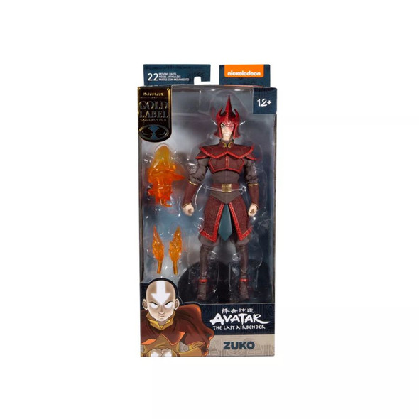 Avatar the Last Airbender - Prince Zuko Helmeted Gold US Exclusive 7" Action Figure-MCF19117-MCFARLANE TOYS