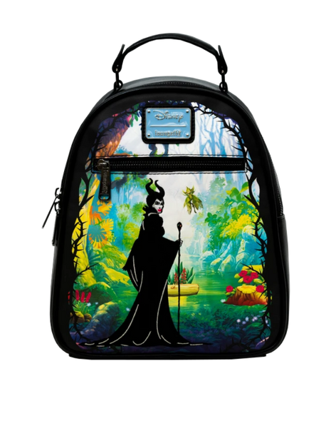Sleeping Beauty - Maleficent Mini Backpack-LOUWDBK1824-LOUNGEFLY