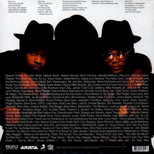 RUN D.M.C. - King Of Rock-Vinyl Lp-Brand new/Still Sealed_SC1121079