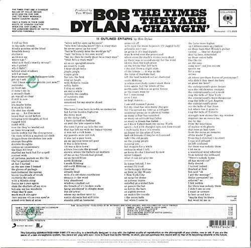 BOB DYLAN-THE TIMES THEY ARE A CHANGIN'-VINYL Lp-Brand new/Still Sealed_AZ1121189